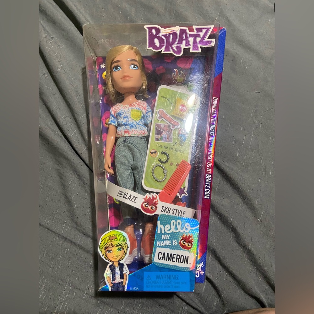 BNIB Bratz Blaze sk8 Cameron